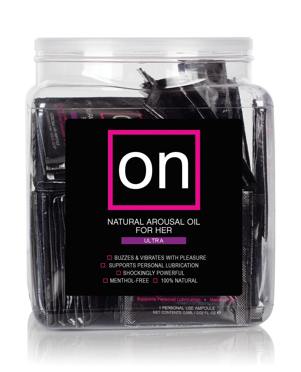 On Sexual Enhancers Ultra-Intense Female Arousal Oil Single Use Ampoules for Enhanced Intimacy
