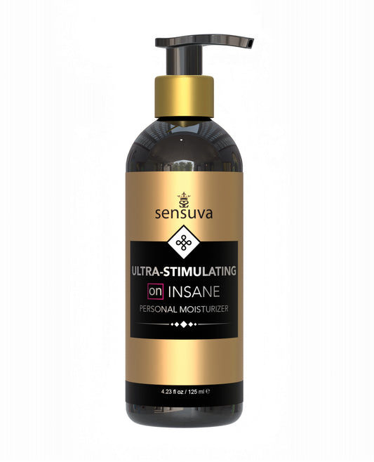 Sensuva Lubricant Ultra Stimulating Unscented Formula 4.23 oz for Enhanced Sensation and Pleasure