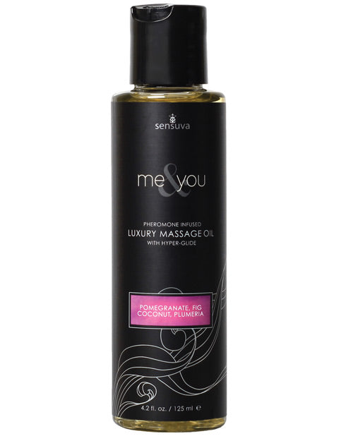 Sensuva Massage Oil Pheromone-Infused Silicone Blend with Sweet Secrets Scent for Sensual Relaxation
