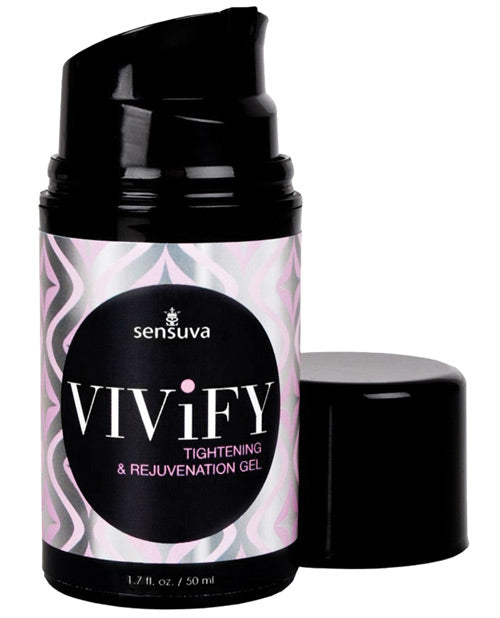 Sensuva Sexual Enhancers Vivify Tightening Gel with Organic Aloe for Feminine Comfort and Rejuvenation