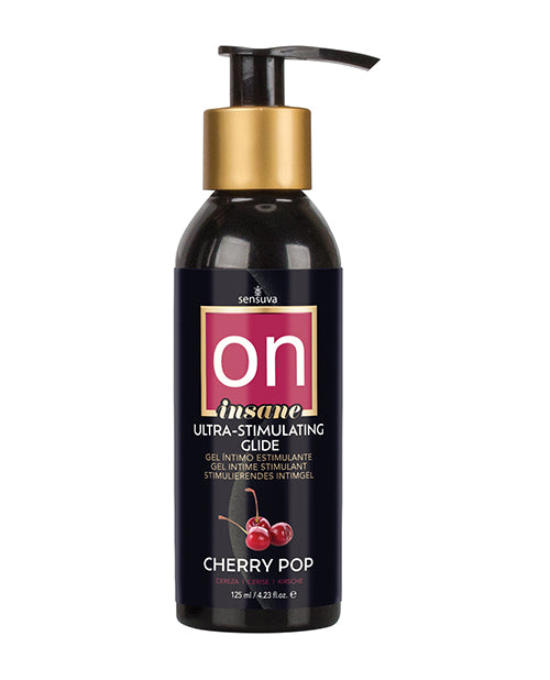 On Lubricant Warming Sensation Cherry Pop Flavor Ultra Stimulating for Intimate Enhancement