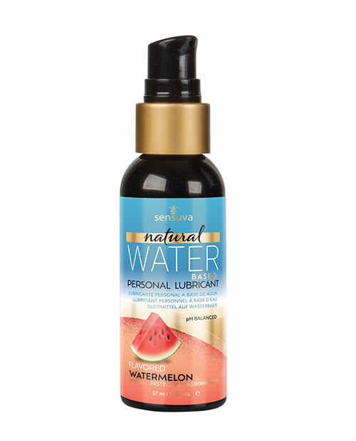 Sensuva Lubricant Water-Based Personal Moisturizer Hydrating Formula Watermelon Scent for Intimate Comfort