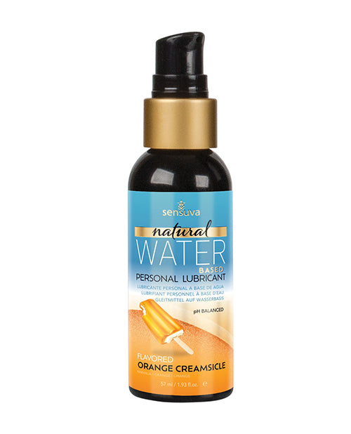 Sensuva Lubricant Water-Based Hydrating Formula Orange Creamsicle Scent for Personal Intimate Use