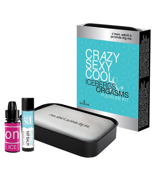 Sensuva Arousal Kit Cooling Oil Strawberry Flavored Nipple Balm for Enhanced Intimate Pleasure