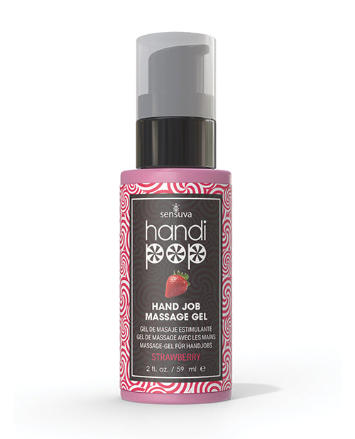 Handipop Lubricant Edible Strawberry Water-Based Massage Gel for Intimate Couples Play