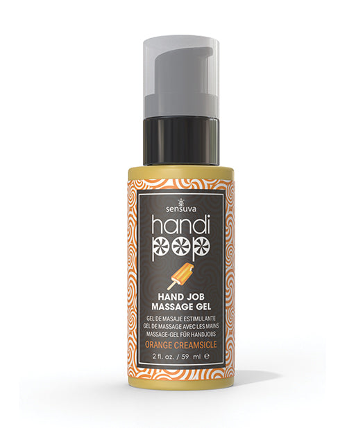 Handipop Lubricant Orange Creamsicle Edible Ultra-Slippery Formula for Sensual Massage
