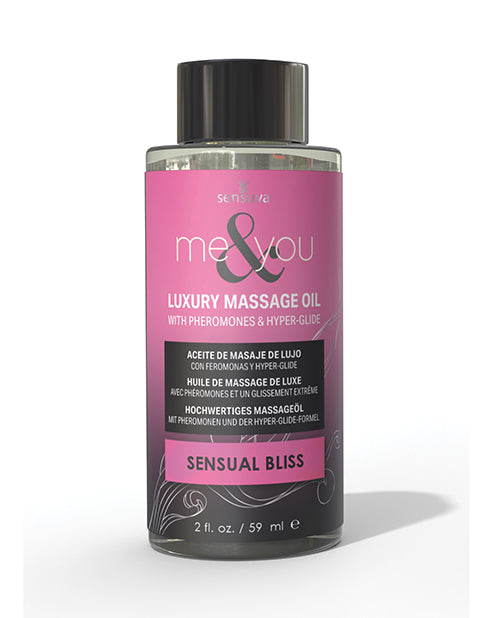 Sensuva Massage Oil with Pheromone Infusion and Vanilla Aroma for Couples Relaxation and Long-Lasting Massage