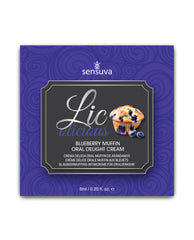 Lic O Licious Oral Delight Cream - 6ml Packet Blueberry Muffin