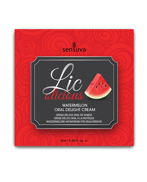 Lic O Licious Sexual Enhancer Watermelon Oral Delight Cream with Edible Coating for Prolonged Oral Pleasure