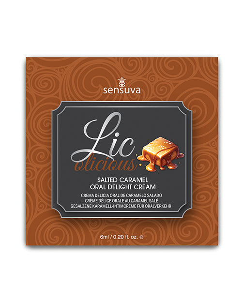Lic O Licious Sexual Enhancer Salted Caramel Oral Delight Cream with Throat Coating Formula for Enhanced Intimacy