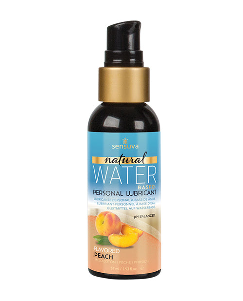 Sensuva Lubricant Natural Water-Based Formula Peach Scented for Smooth Personal Comfort