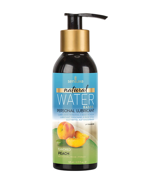 Sensuva Lubricant Water-Based Personal Moisturizer Peach Scent for Comfortable Intimate Moments