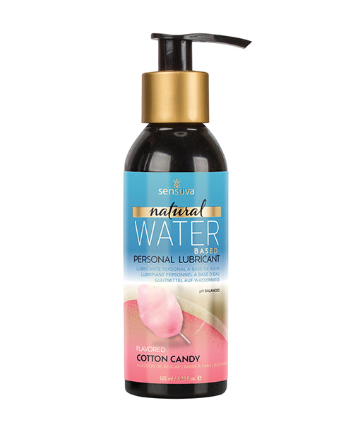 Sensuva Lubricant Natural Water-Based Cotton Candy Scent for Smooth Hydration and Enhanced Comfort