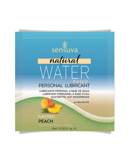 Sensuva Lubricant Water-Based Hydrating Formula Single Use Packet for Comfortable Intimate Moments