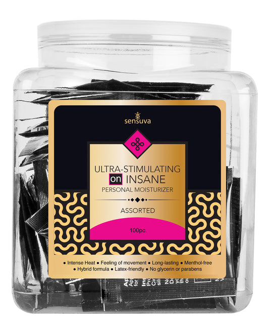 On Lubricant Ultra Stimulating Assorted Flavor Packets for Intense Heat and Enhanced Sensation