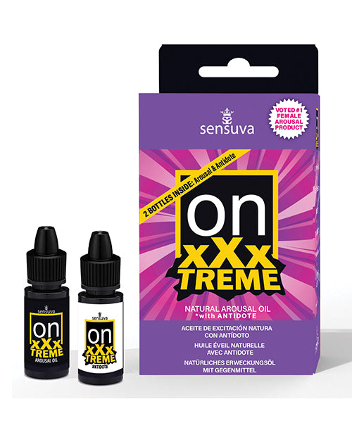 Better Sex For Her - On Sexual Enhancer XXXtreme Arousal Oil with Antidote for Heightened Sensation and Control