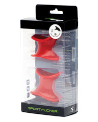 Sport Fucker Penis Enhancement Ergonomic Ball Stretcher Soft Silicone Adjustable Fit for Long-Term Comfort