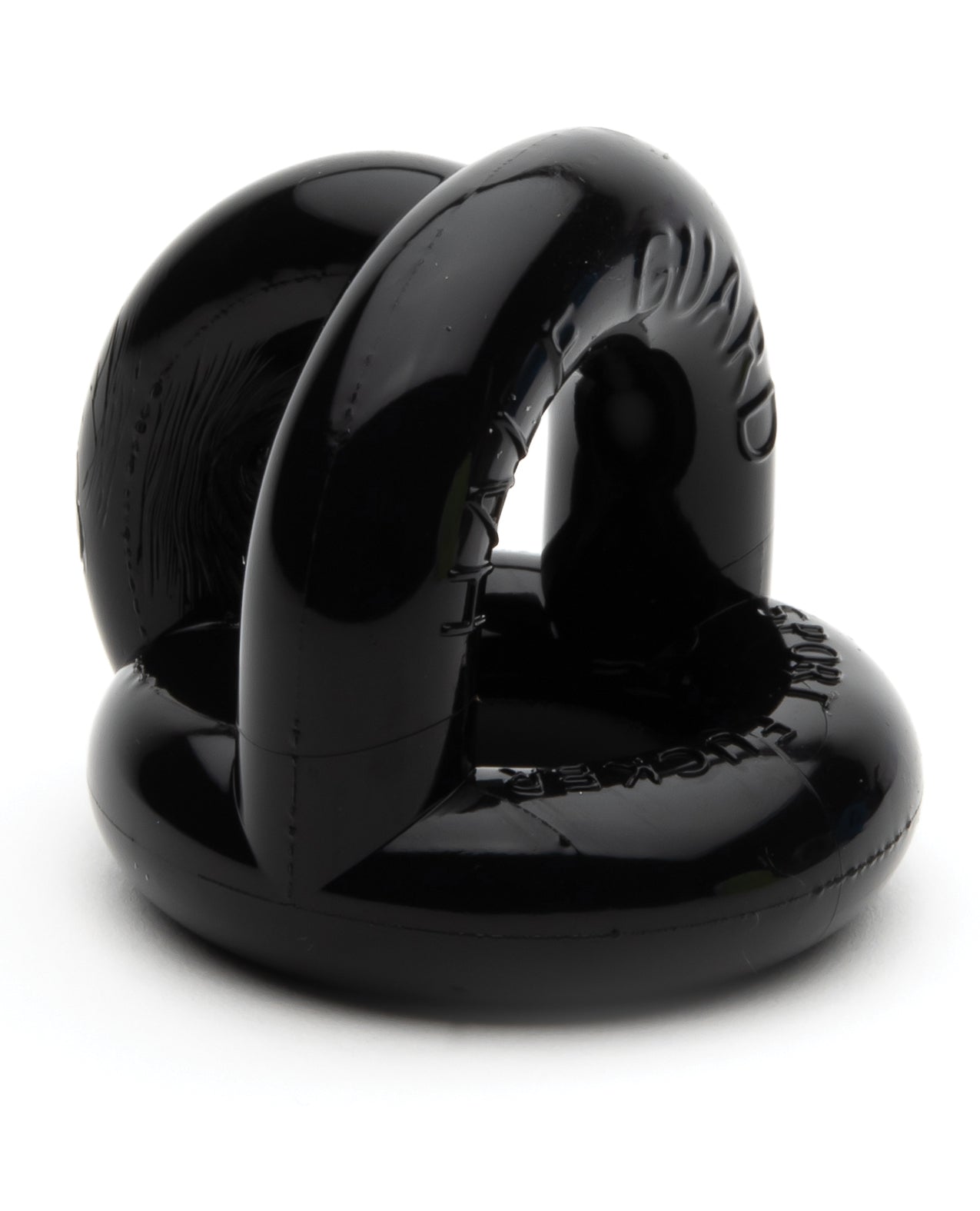 Sport Fucker Half Guard Black Silicone Penis Enhancement Ring
