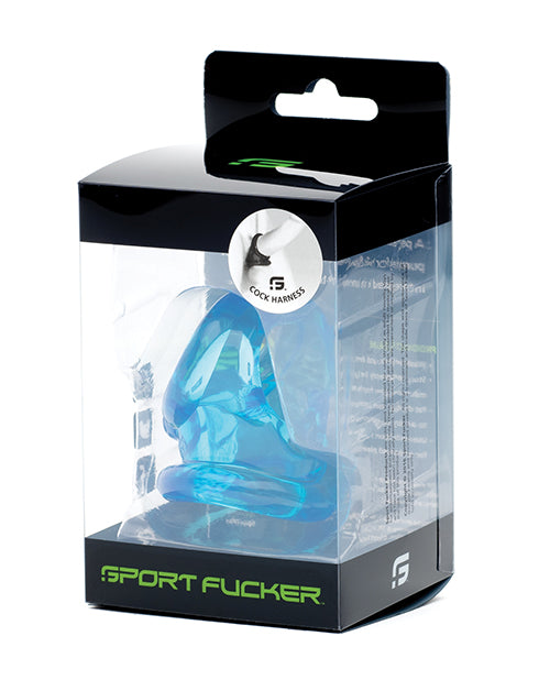 Sport Fucker Penis Enhancement Cock Harness with Stretchy Triple Ring Design and Ergonomic Fit for Support and Intimate Enjoyment