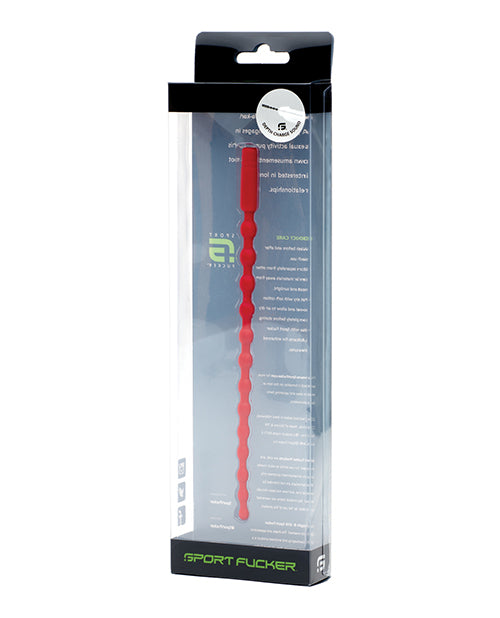Sport Fucker Silicone Sound with Bumped Shaft and Ergonomic Handle for Enhanced Urethral Play