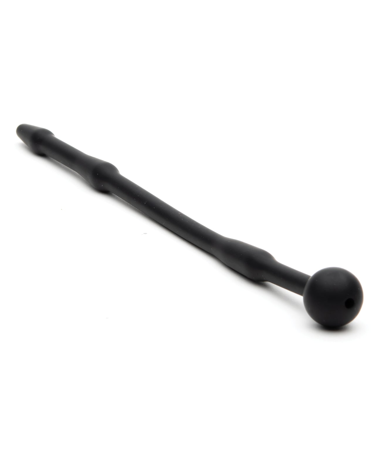 Sport Fucker Silicone Hollow Urethral Sound Plug – Black
