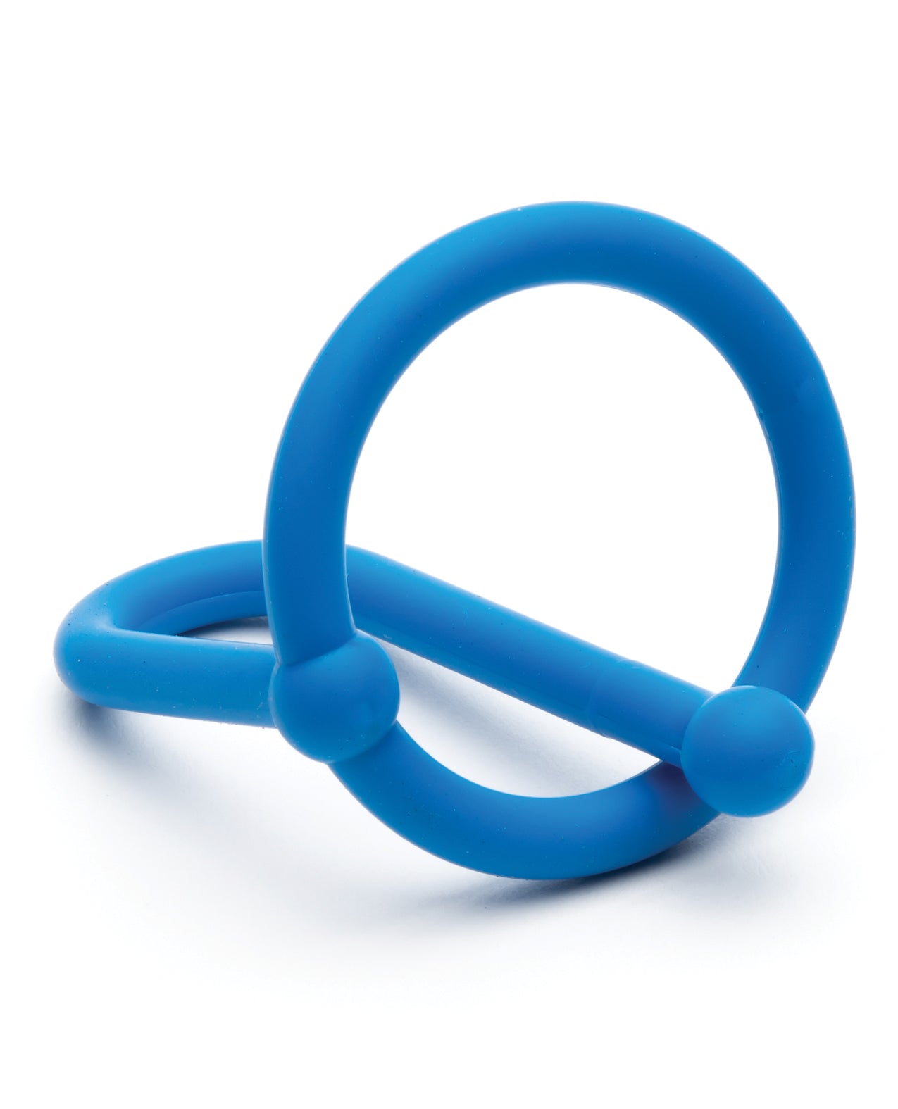 Sport Fucker Cum Stopper 2.0 Blue Silicone Urethral Plug with Glans Ring