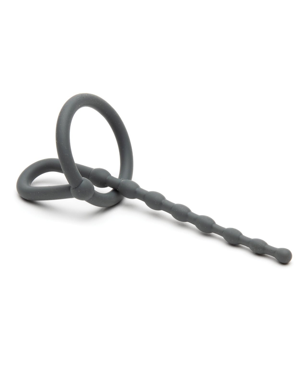 Sport Fucker Dipstick Silicone Urethral Sound with Ergonomic Glans Ring