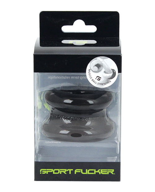 Sport Fucker Muscle Ball Stretcher with Thick TPR Design – Black Penis Enhancement