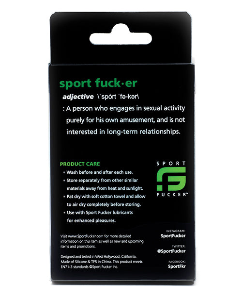 Sport Fucker Muscle Ball Stretcher with Thick TPR Design – Black Penis Enhancement