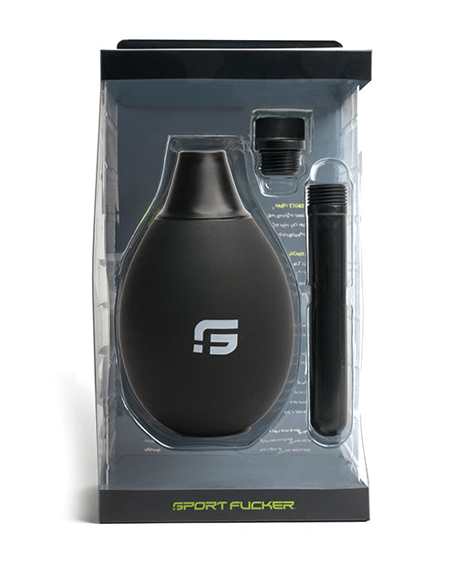 Sport Fucker Anal Douche 16oz Universal Bulb with Travel Cap and Road Nozzle for Thorough Hygienic Cleansing