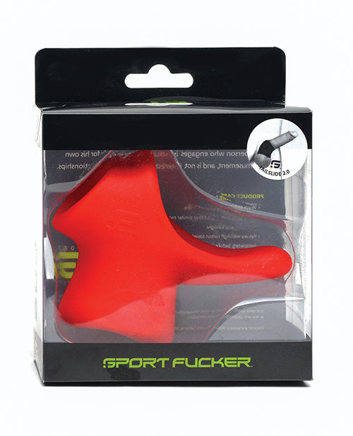 Sport Fucker Penis Enhancement Device Liquid Silicone Red Ball Stretcher for Enhanced Stimulation and Comfort