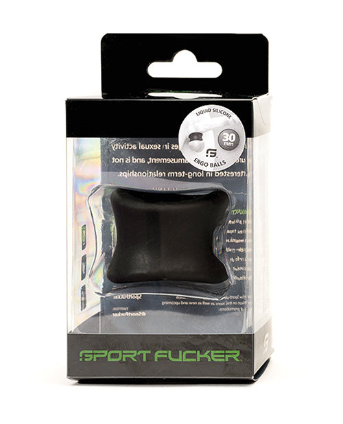 Sport Fucker Penis Enhancement Pure Liquid Silicone 30mm Ball Stretcher for Comfortable Fit and Stretch