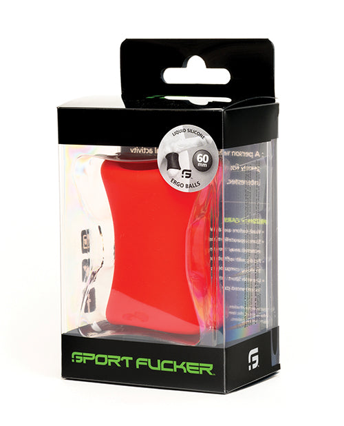 Sport Fucker Penis Enhancement Stretcher Pure Silicone 60mm Ergonomic Design for Comfortable Ball Stretching