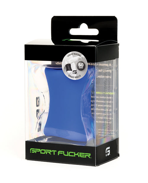 Sport Fucker Penis Enhancement Super Soft Pure Liquid Silicone 60mm Ball Stretcher for Comfortable Support