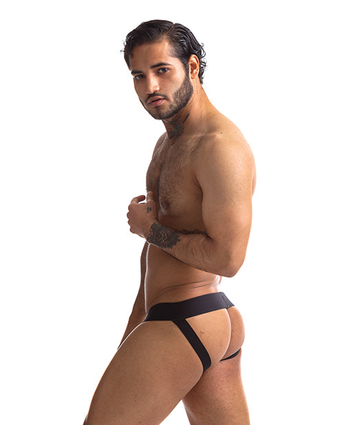 Sport Fucker Jersey Jock - L Black/Black