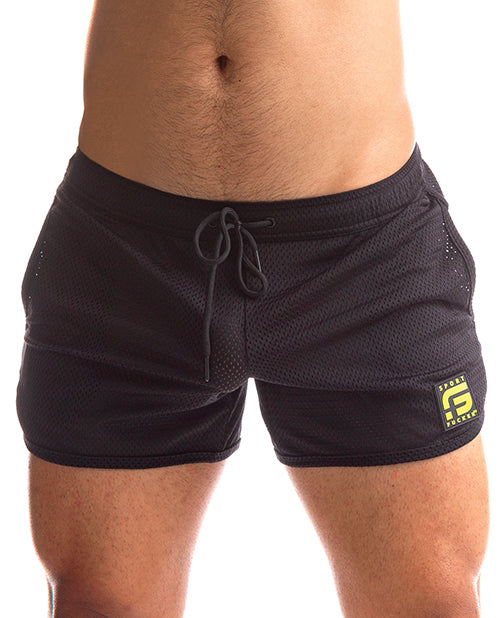 Sport Fucker Jersey Short breathable mesh athletic shorts with drawstring waist and pockets for active sportswear