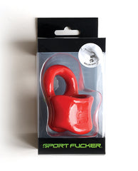 Sport Fucker Penis Enhancement Ring TPE Material Ergonomic Ball Stretcher for Comfortable Stimulation