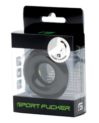 NO ETA =Sport Fucker Chubby Cockring - Black