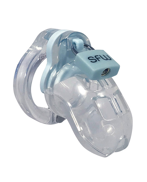 World Cage Male Chastity Device ABS Plastic Silicone Security Shield Secure Fit for Long-Term Wear