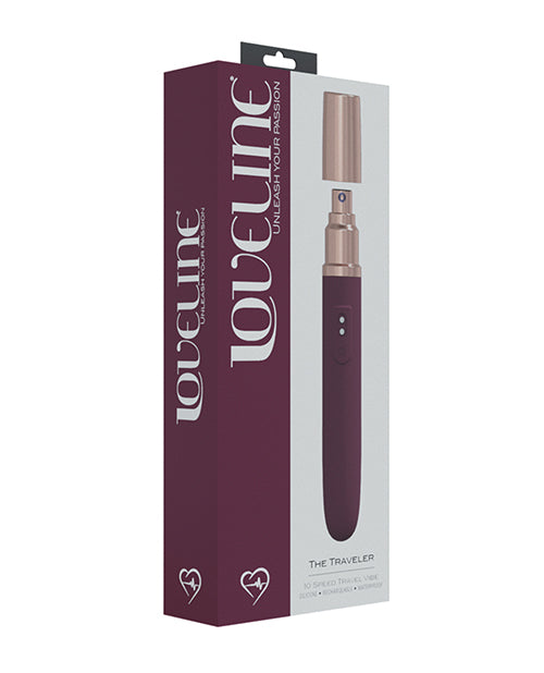 Love Line Vibrator Burgundy F1 Motor Whisper Quiet Design for Discreet Clitoral and G-Spot Pleasure