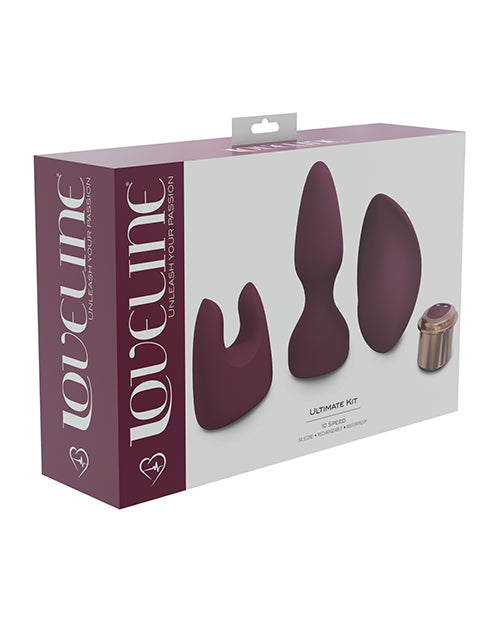 Love Line Stimulators Magnetic Rechargeable Bullet Interchangeable Silicone Sleeves for Intimate Stimulation