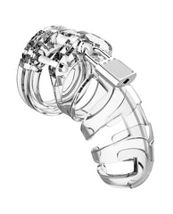 Man Cage Bondage Cock Cage Clear Polycarbonate Adjustable Rings Hypoallergenic for Secure Male Chastity