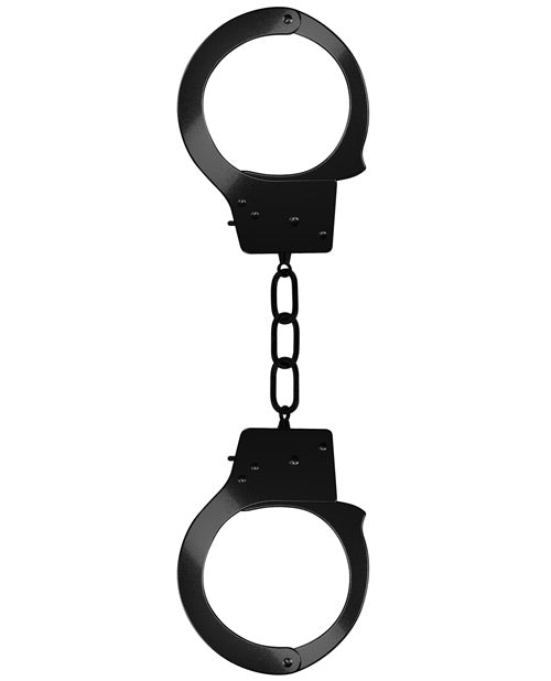 Black Beginner's Handcuffs with Quick Release by Ouch