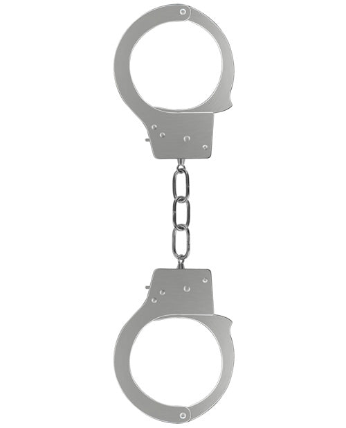 Ouch Metal Beginner Handcuffs with Quick-Release Safety Lock