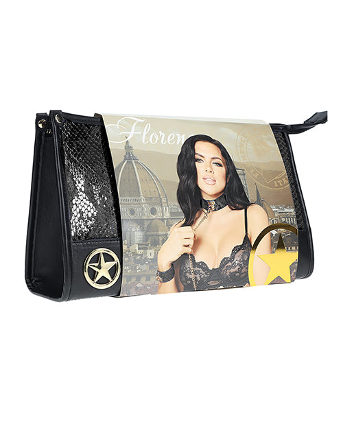Ouch Bondage Kit Complete Set with Vibrating Bullet and Iridescent Handbag for Versatile Advanced Restraint Play