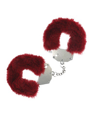 Ouch Bondage Handcuffs Heavy-duty Fluffy Faux Fur Secure Lock for Comfortable Bedroom Restraint
