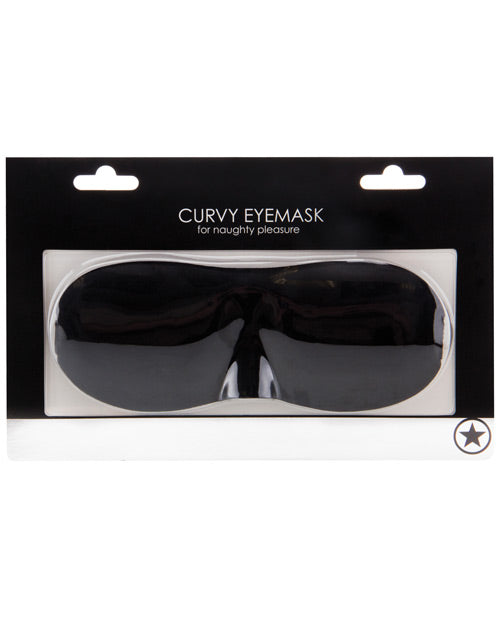 Ouch Bondage Blindfold Curvy Eye Mask Adjustable Velcro Strap for Comfortable Sensory Play