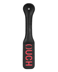 Ouch Bondage Paddle Faux Leather Reversed OUCH Imprint for Impact Play and Marking