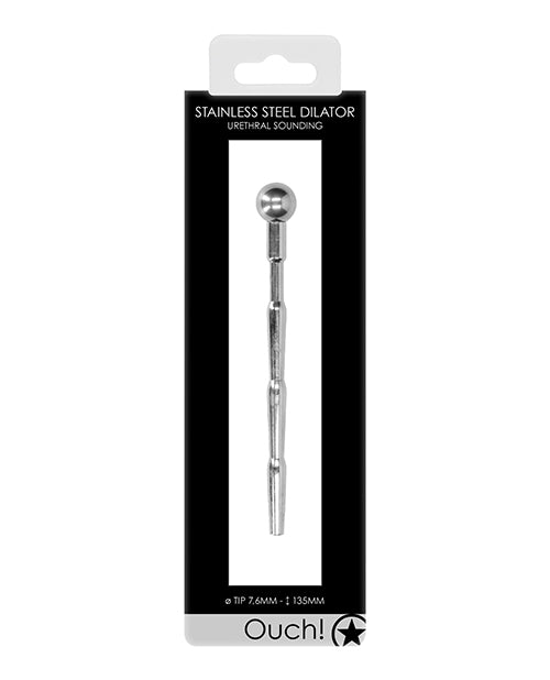 Ouch Stainless Steel Urethral Sounding Stick Smooth Ergonomic Probe for Intense Urethral Stimulation