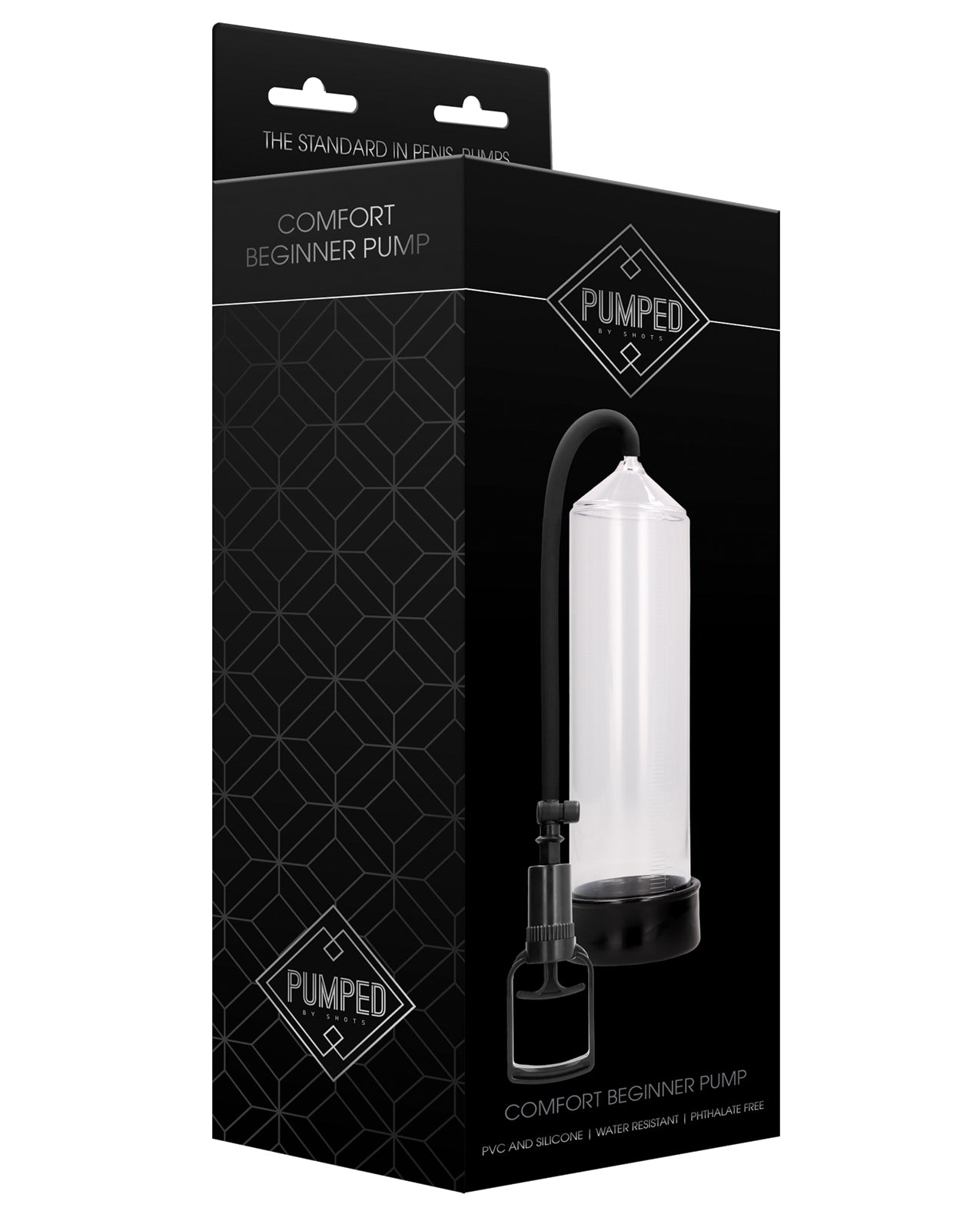 Pumped Penis Enhancement Pump with Clear Trigger Grip and Silicone Seal for Beginner Vacuum Pressure Control